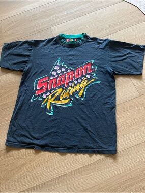 Vintage 80s or 90s Snap on Racing graphic tshirt